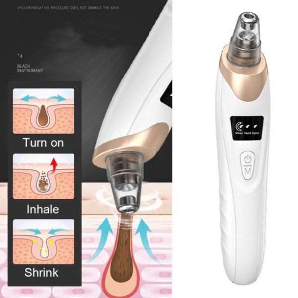 Electric Blackhead Remover Vacuum  Deep Pore Cleaner & Acne Removal Tool