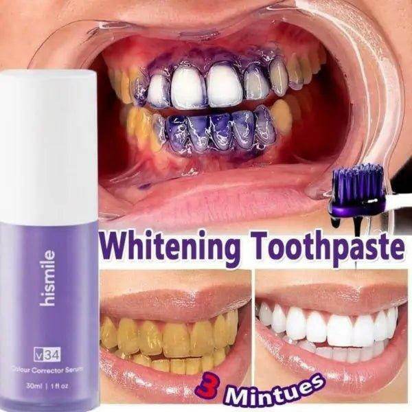 Hismile Colour Corrector Serum - Best Toothpaste for Bright Smile - Gadget Spark